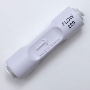220 ml/m Inline Flow Restrictor, 1/4" Quick Connect 