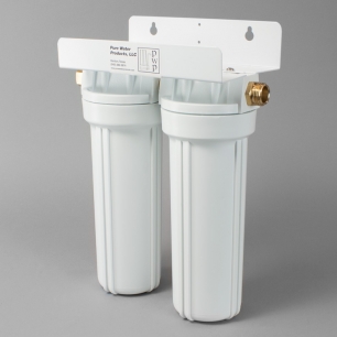 Double White Garden Hose Filter