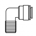 John Guest Threaded Elbows