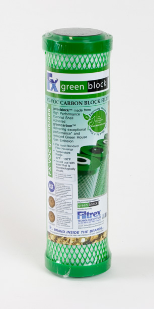 Filtrex Greenblock™ <br> Coconut Shell Carbon Block Filter