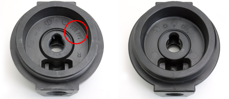 A comparison of UVB/UV20 caps.